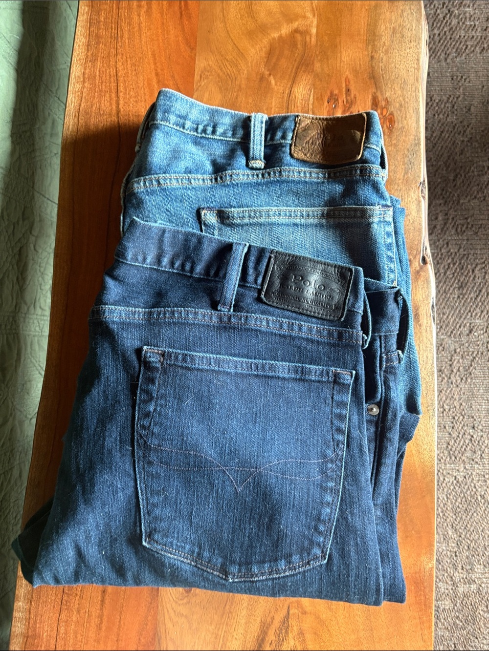 Men's Ralph Lauren Dark Blue Denim Jeans